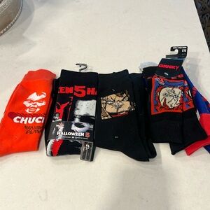 Chucky 6 Novelty Crew Socks